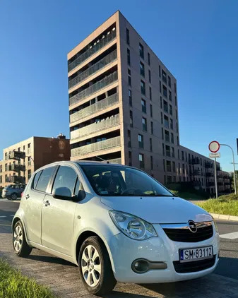 samochody osobowe Opel Agila cena 16500 przebieg: 223640, rok produkcji 2009 z Mysłowice